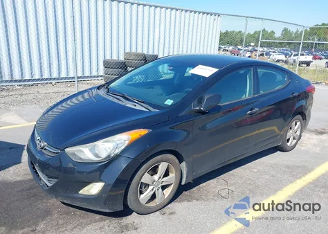 2013 Hyundai Elantra Gls from USA, damaged, VIN 5NPDH4AEXDH228494